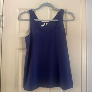 Frenchi Royal Blue Scoop Neck Tank
